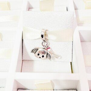 925 Sterling Silver Dobby With Sock Dangle Charm Harry Potter Fits Pandora